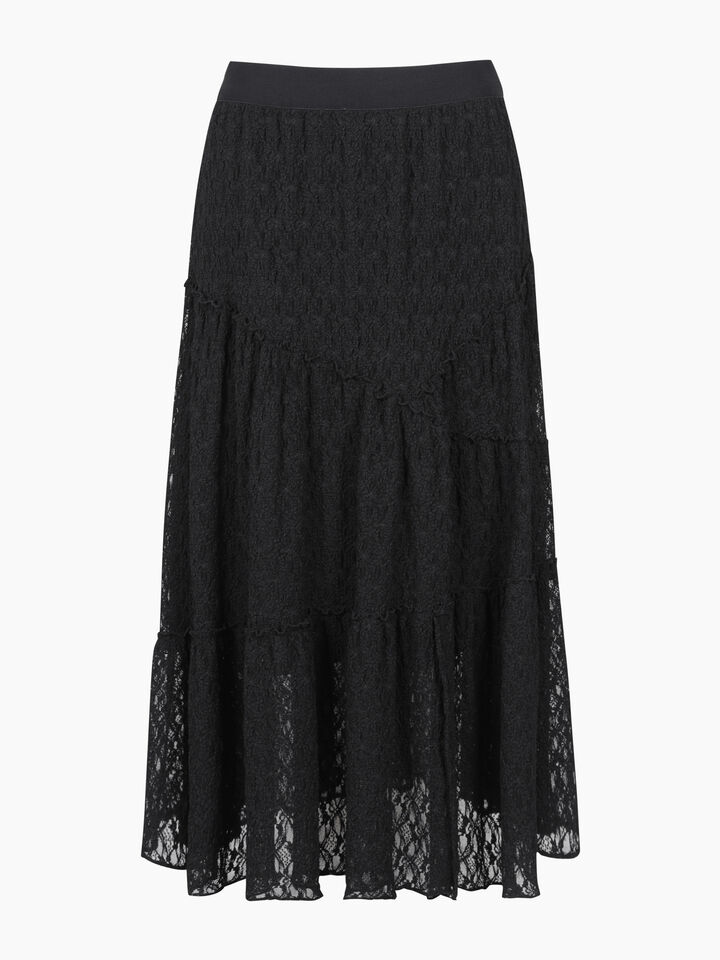 SKIRT - sisley k longuette skirts - Black | Sisley K image number 1